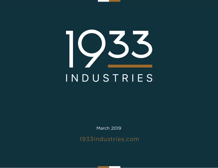 march 2019 disclaimer statements