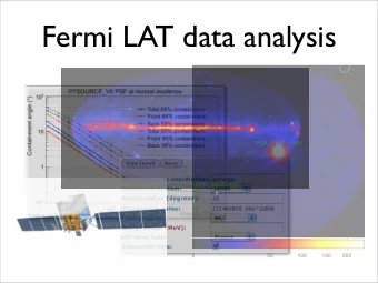 Fermi LAT data analysis  PSR J0633+1746  VER J0648+152  4  0  50  100  150  200  Fermi Gamma-ray