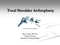 total shoulder arthroplasty