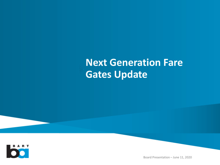 gates update