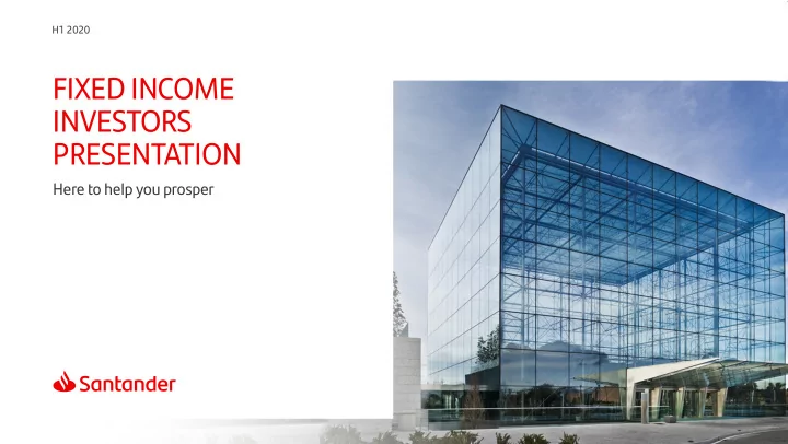 fixed income investors presentation