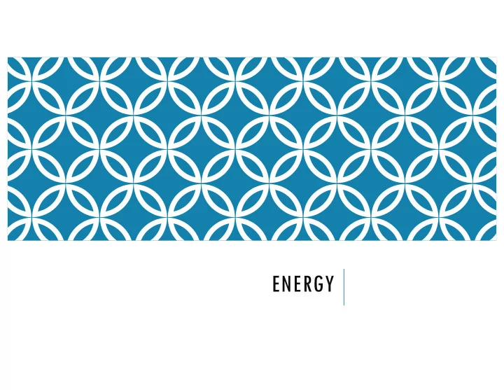 energy coal