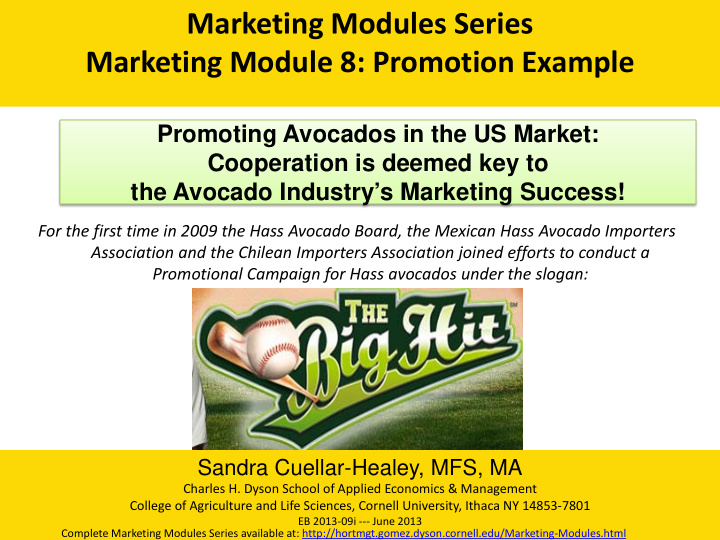 marketing modules series marketing module 8 promotion