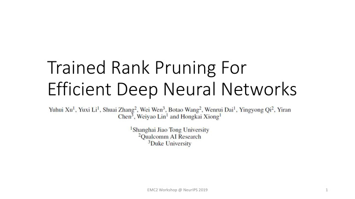 efficient deep neural networks