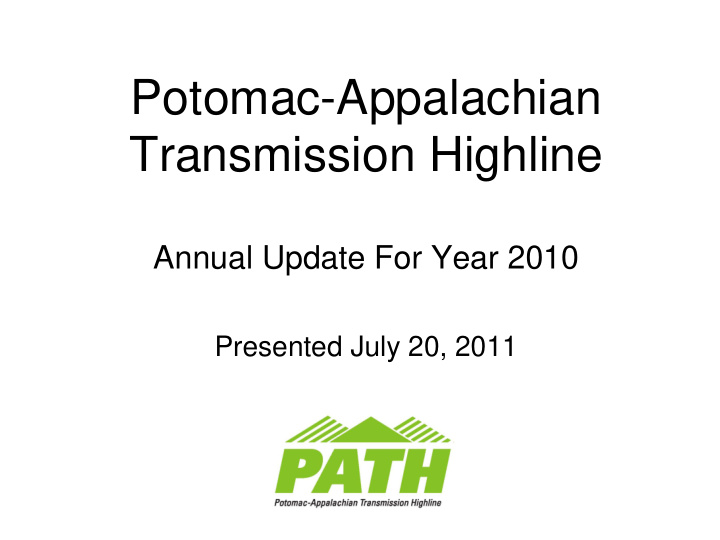 potomac appalachian transmission highline