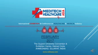 FEBRUARY  2017  The Gujarat University Convention &amp;  Exhibition Centre, Helmet Circle,