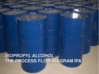 ISOPROPYL ALCOHOL  THE PROCESS FLOW DIAGRAM IPA  IUPAC  ECONOMIC  PRODUCTION  ISOPROPYL  ALCOHOL