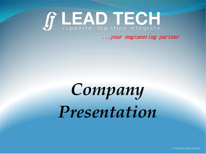 company presentation