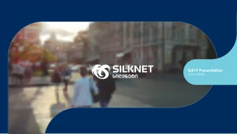 Q419 Presentation  March 2020  Disclaimer  This investor presentation (the Presentation) has