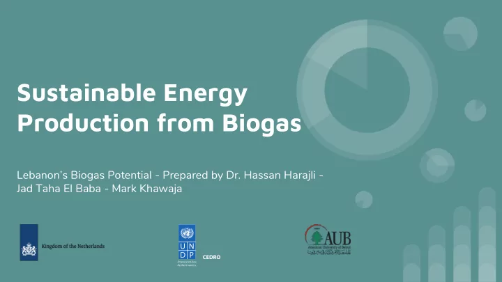 sustainable energy
