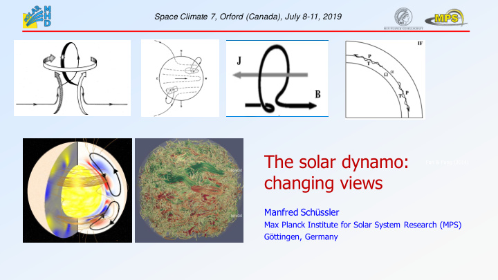 the solar dynamo