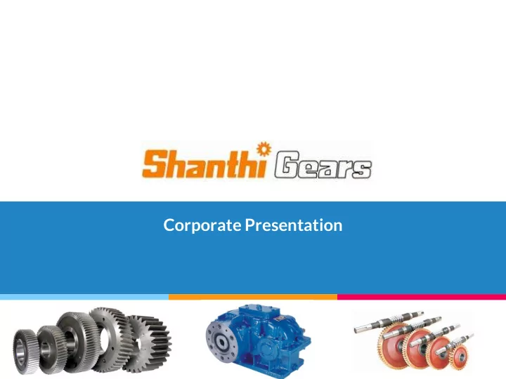 corporate presentation corporate profile