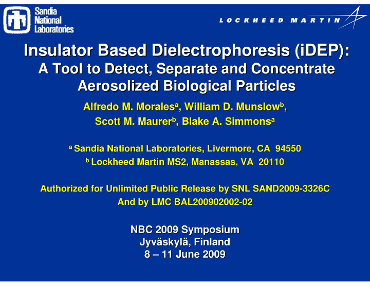 insulator based dielectrophoresis dielectrophoresis idep