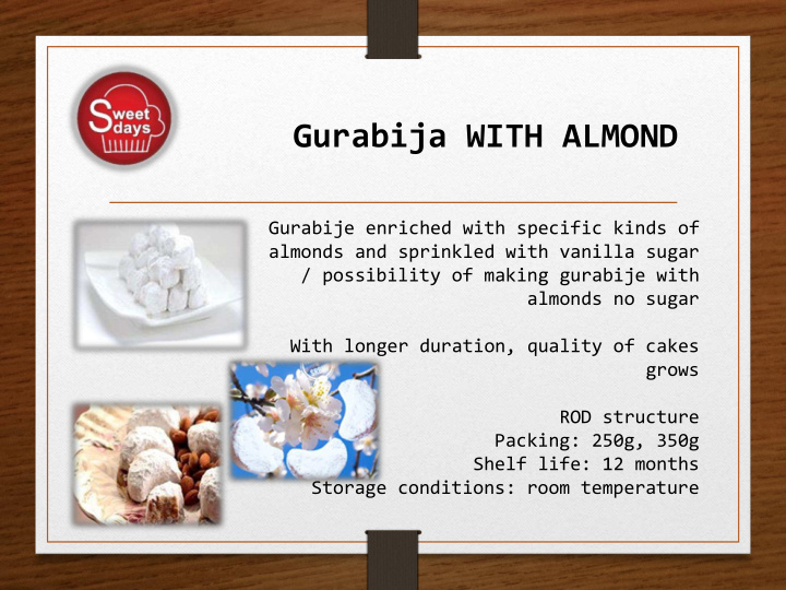gurabija with almond