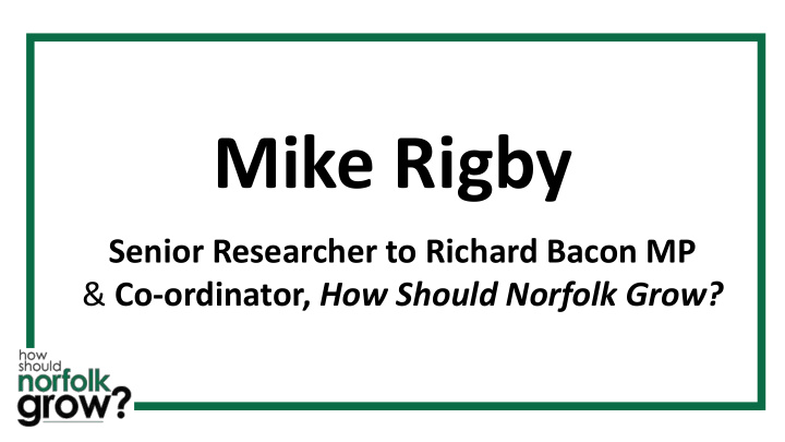 mike rigby