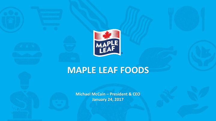 maple leaf foods