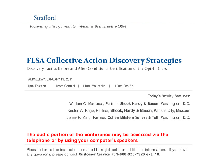 flsa collective action discovery strategies