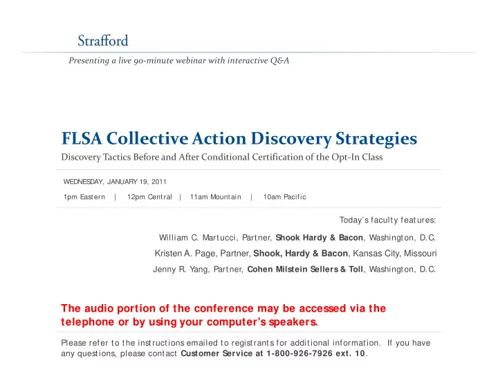 flsa collective action discovery strategies