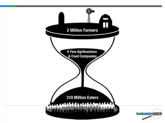 Reverberating Mergers in the Food Chain  Post-2014 Flour  Post-2015 Cereal  Seed CR-2  FTC  Wave of