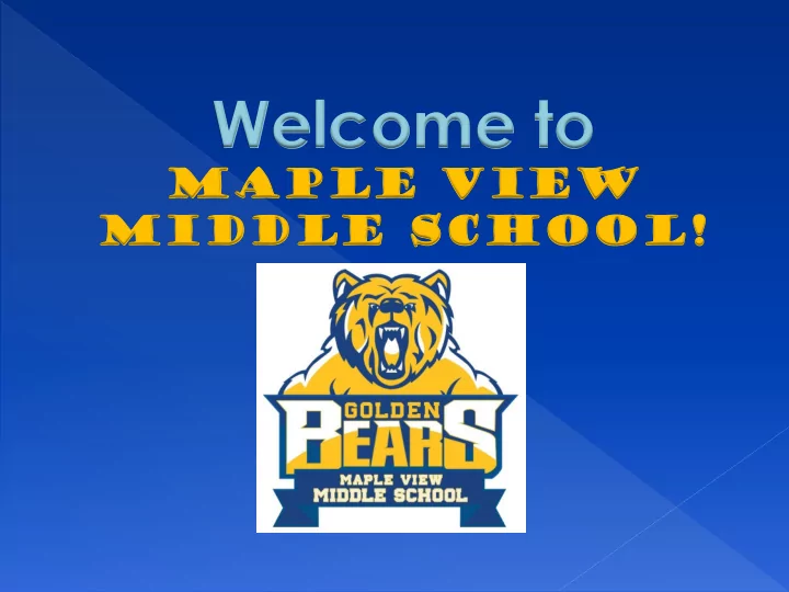 welcome to