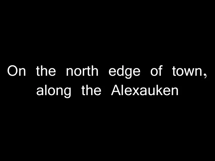 along the alexauken the flemington neshanock bbc vs