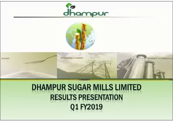 Disclaimer  This presentation is strictly confidential and may not be copied, published,