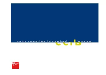 ENVIRONMENTAL COMMITMENT  Sustainability    Sustainable Building  When the CCIB was built as