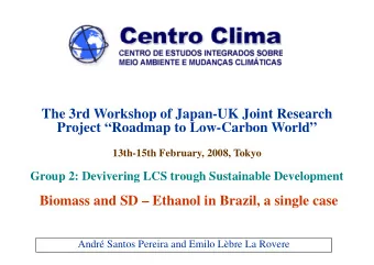 The 3rd Workshop of Japan-UK Joint Research  Project Roadmap to Low-Carbon World  j  p