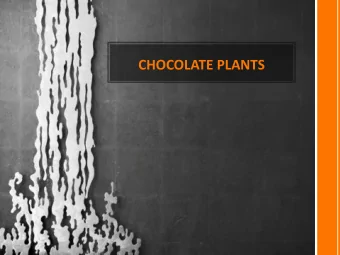 CHOCOLATE PLANTS  Introducing  MAZZETTI  RENATO SRL  The laboratory refining machines WAFA  20 use