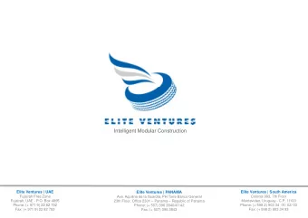 Intelligent Modular Construction  Intelligent Modular Construction  Elite Ventures | UAE  Elite