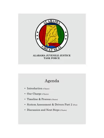 Agenda  Introduction (Chairs)  Our Charge (Chairs)  Timeline &amp; Process (Chairs)