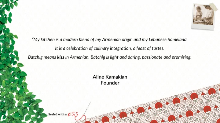 aline kamakian founder