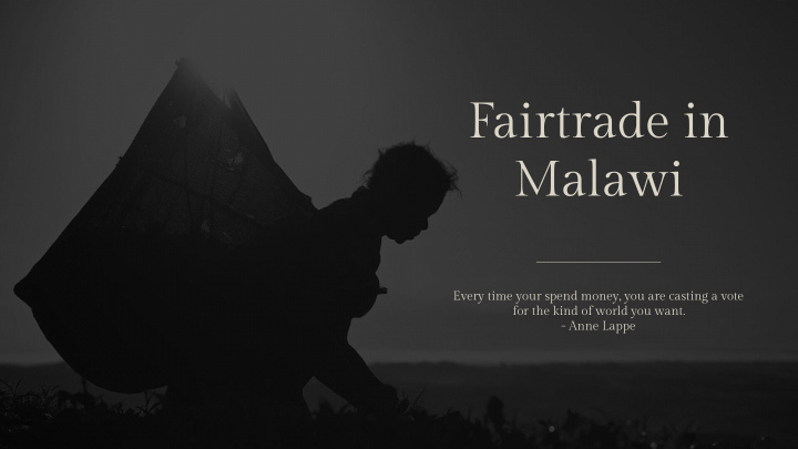 fairtrade in malawi