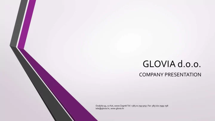 glovia d o o