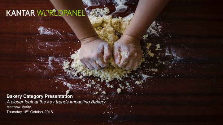 bakery category presentation