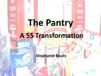 The Pantry  A 5S Transformation  -Stephanie Bouts  The Pantry in its bad normal state  The