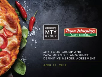 Legal Disclaimer  This presentation may contain written and oral statements that constitute