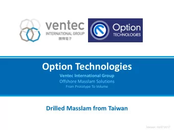 Option Technologies  Ventec International Group  Offshore Masslam Solutions  From Prototype To