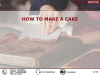 how to make a cake