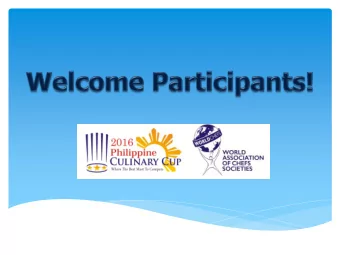 GENERAL INFORMATION  DATES and VENUE Competition Dates August 3  6, 20156  Competition Venue