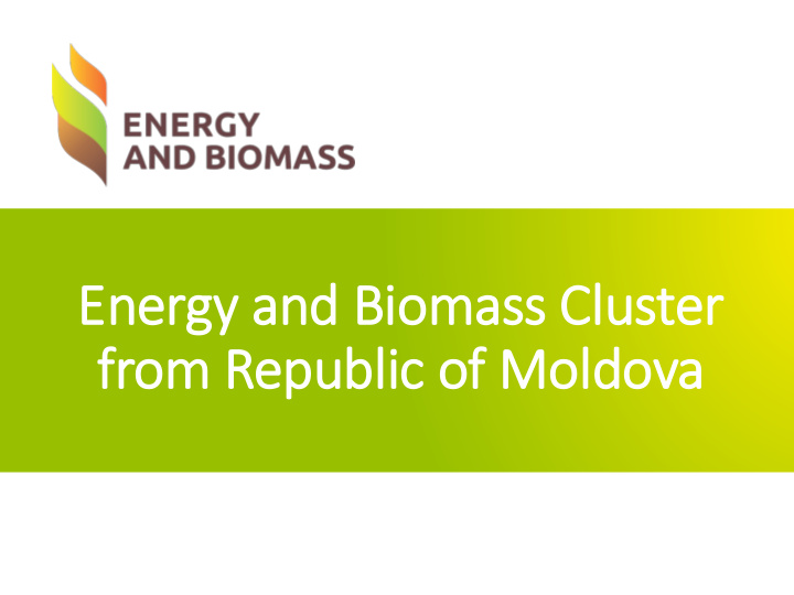 energy and biomass clu luster