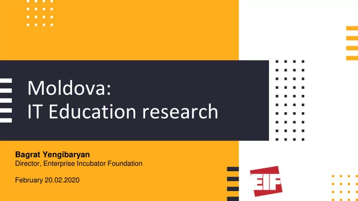 it education research