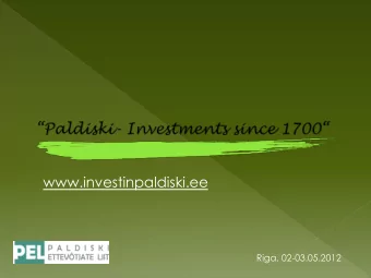 Estonian economy at a glance  Estonia's economy offers key opportunities for companies in a number