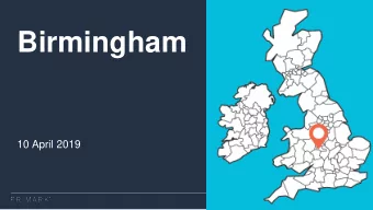 Birmingham  10 April 2019  1  2  Our UK Business  Birmingham  Image caption  3  UK Store