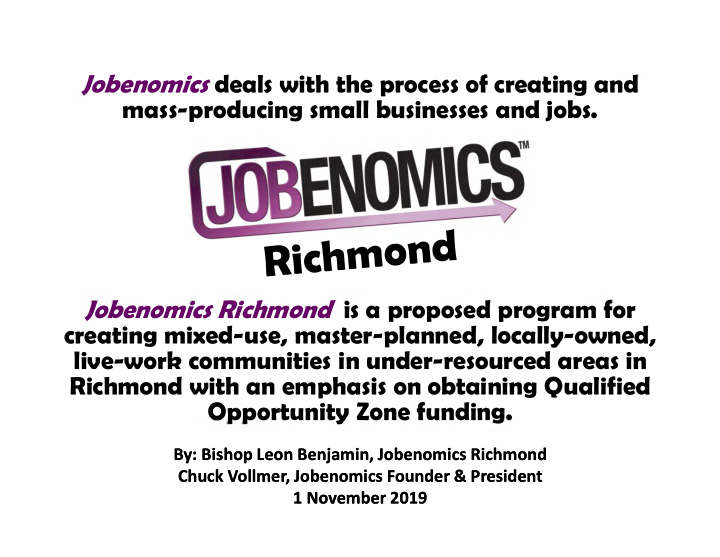 jobenomics