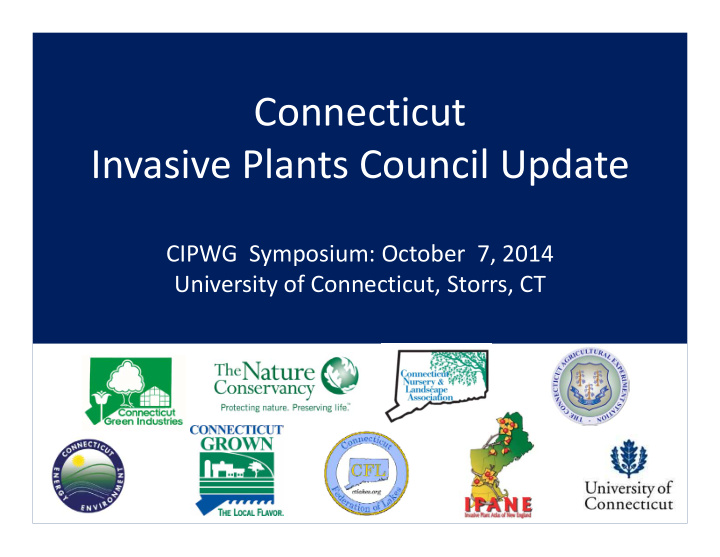 connecticut invasive plants council update
