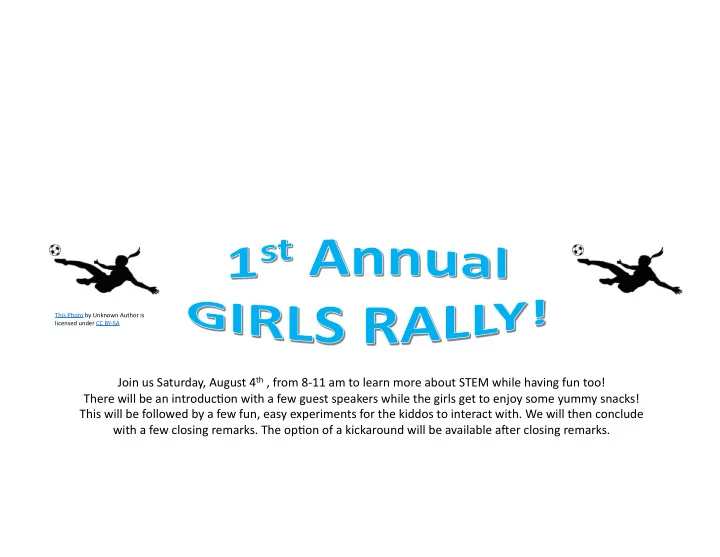 join us saturday august 4 th from 8 11 am to learn more