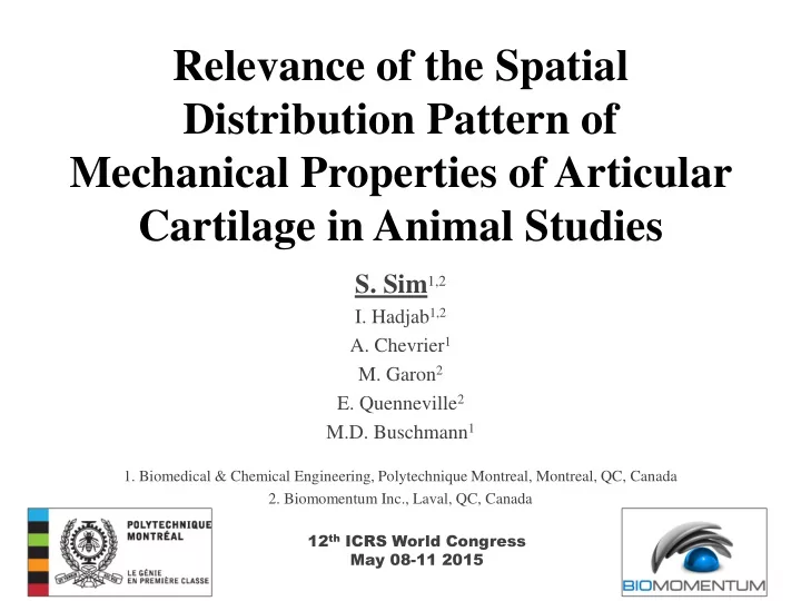 relevance of the spatial