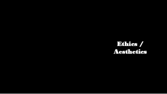 Aestheti  Aesthetics  cs  Whats Sustainability in Fashion?  The GOO  he GOOD  D fact