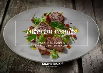 Interim results  FOR THE SIX MONTHS  ENDED 30 SEPTEMBER 2017  AGENDA INTRODUCTION &amp; HIGHLIGHTS